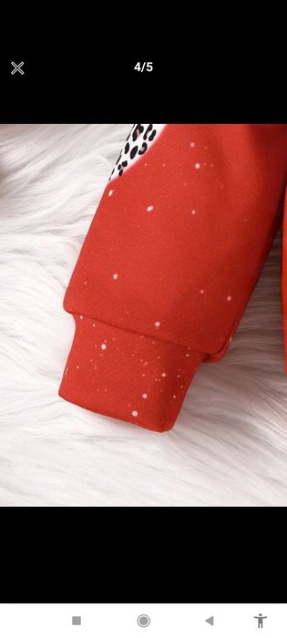 Толстовка с капюшоном и карманом кенгуру для малышей с рождественским