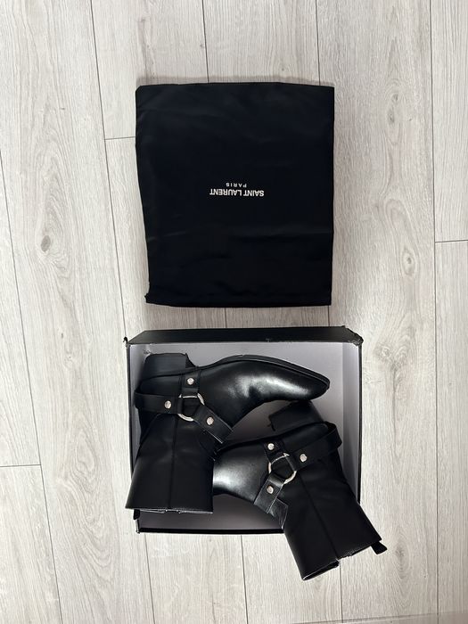 Yves Saint Laurent Wyatt boots Hedi Slimane era 40