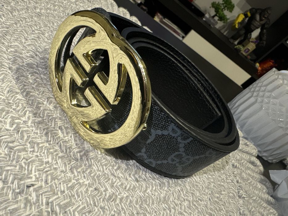 Curea Gucci Negru Gold