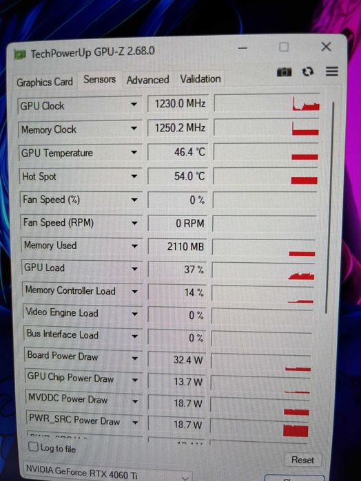 MSI Geforce RTX 4060 TI GAMING X - 8 GB