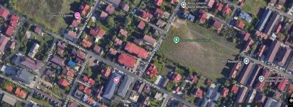 Inchiriez loc parcare Popesti Leordeni - str. Sfanta Agnes