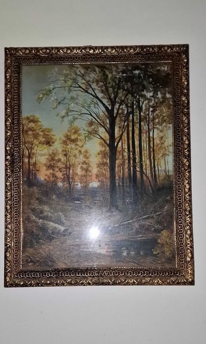 Tablou clasic ,reprezentant o padure