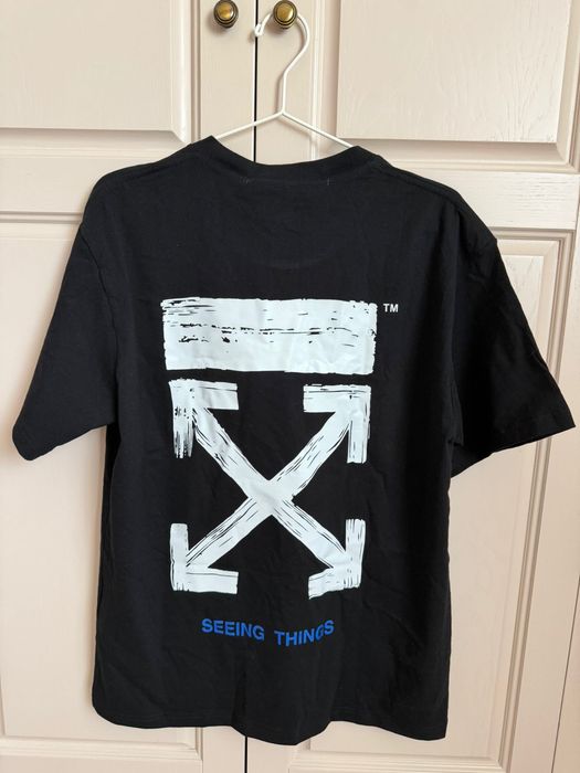 Tricou Off-White din 2013 , modelul ,, Seeing Things" de Virgil Abloh