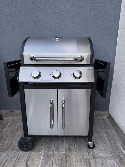 Чисто ново газово барбекю Klarstein- 3 горелки