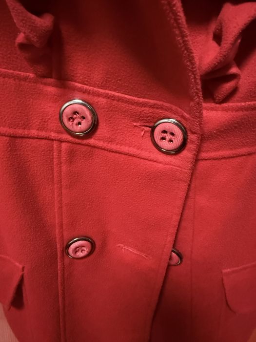 Дамско елегантно червено палто”Atmosphere”