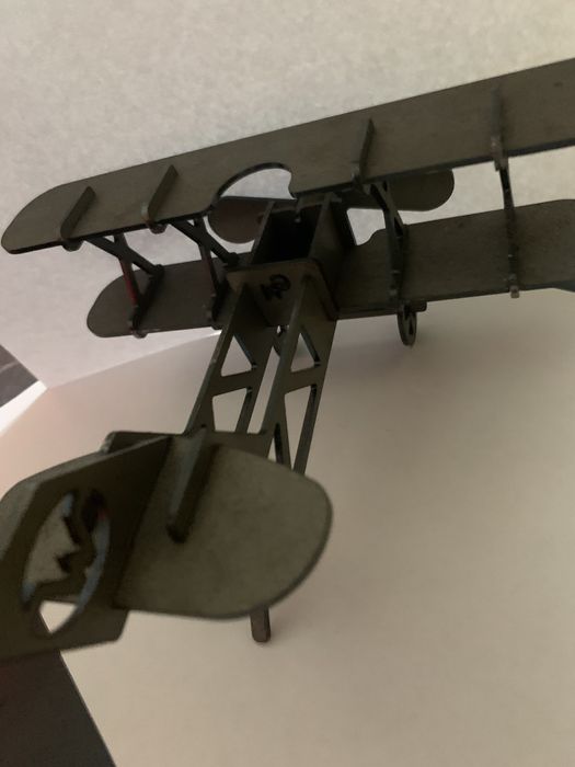 Avion decorativ din fier 20x20