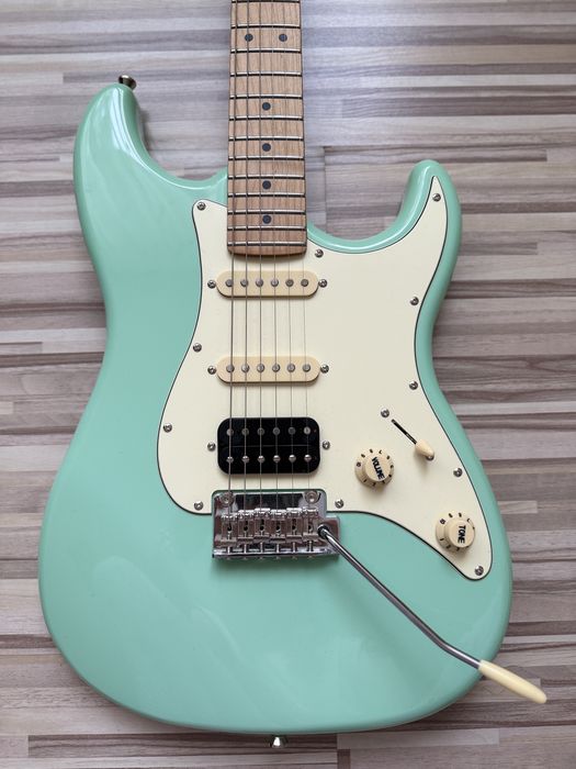 Chitară electrica - Jet JS-400 SFG , HSS , Sea Foam Green + Cadou