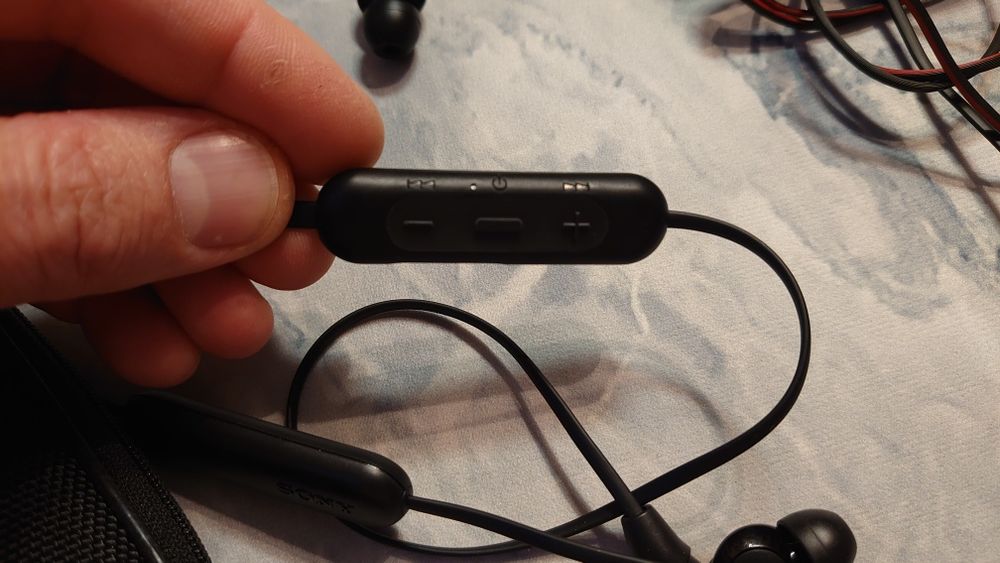 Наушники Sony mdr-ex300 (Мод) + провод +блютуз