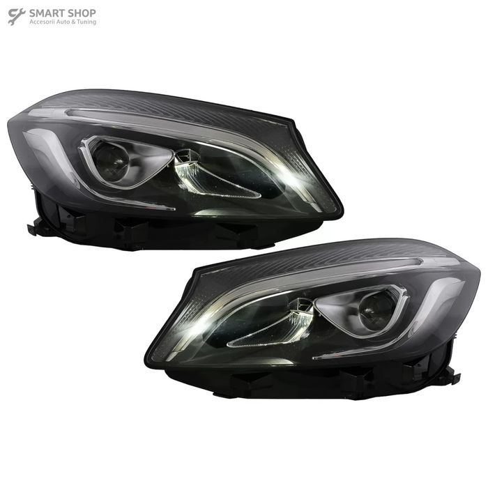 Faruri Full LED Mercedes A-Class W176 (2012-2018) doar pentru Halogen