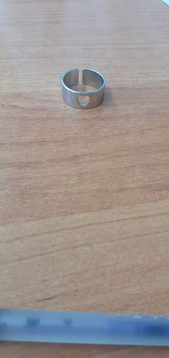 Кольцо с сердечкой