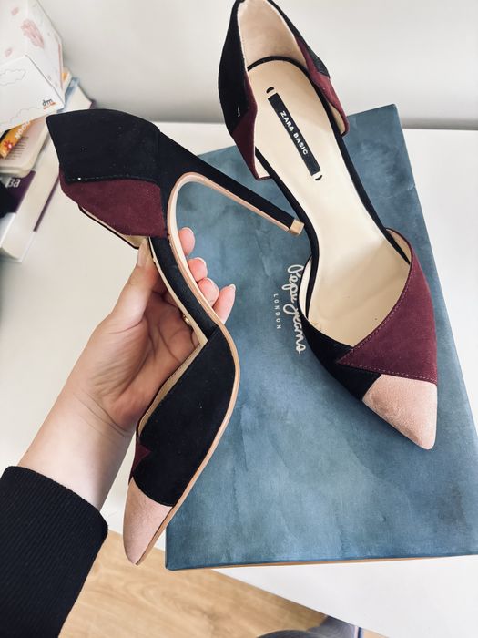 Дамски обувки Zara бордо