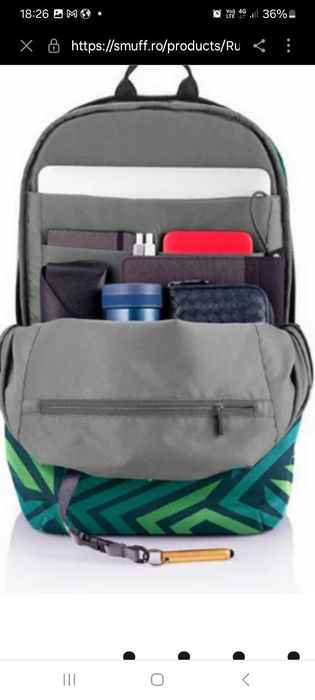 Rucsac antifurt Bobby soft abstract XD Design