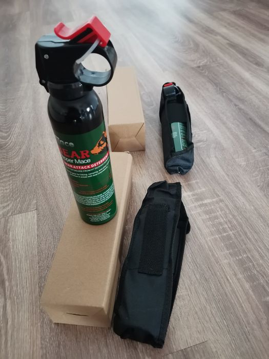 Spray Anti Urs Protectie Sigura JET 10m, Spray Mace American 260ml - Anti Urs + Husa Protectie