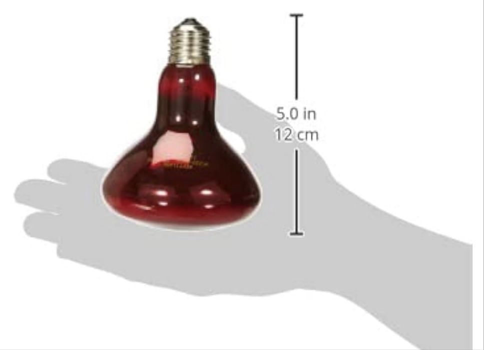 Lampă cu infraroșu Trixie, 150 wați, 95 x 130 mm Terariu
