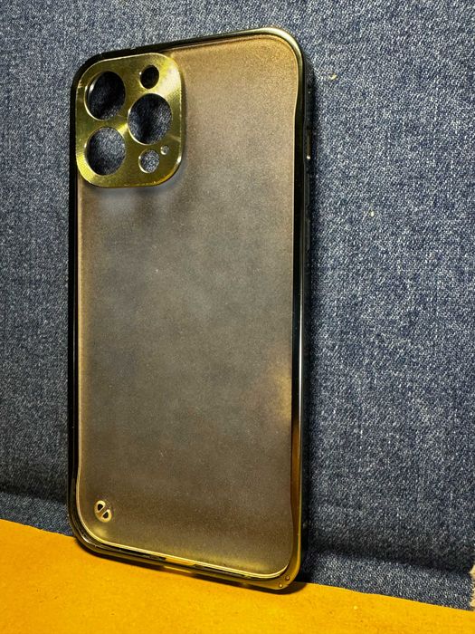 Bumper Hard Frame / Метална рамка + гръб за iPhone 13 Pro Max Green