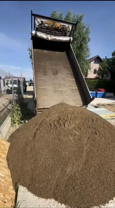 Nisip,Pietriș, Balastru,Pământ Vegetal :TRANSPORT BASCULABIL !!!