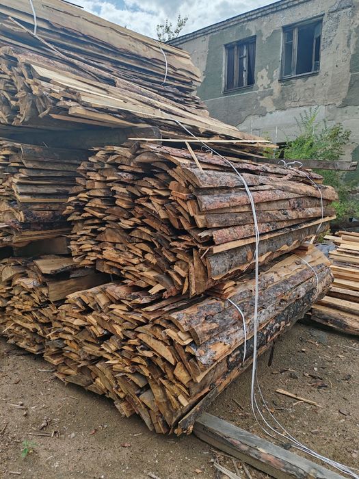 Дрова в связках и обрезные