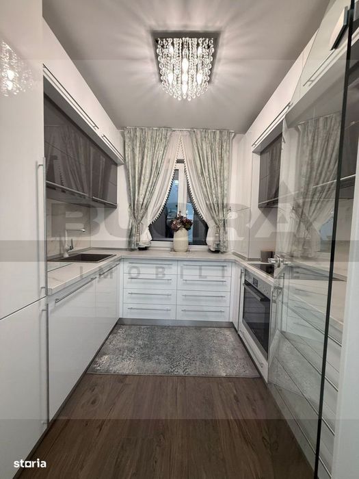 Apartament de 3 camere Ultrafinisat, 80mp, parcare inclusa, zona Vivo