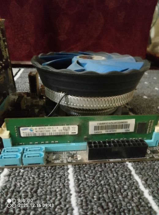 Комплект: Материнская плата+процессор+ОЗУ+Видео карта+Куллер