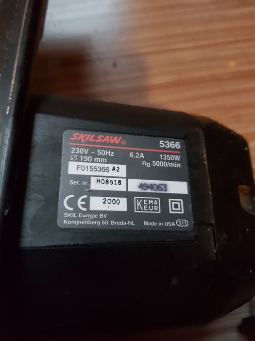 Circular Skilsaw Duran 1350W 66mm