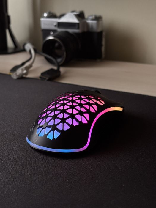 Mouse Gaming Wireless AQIRYS Polaris RGB - Ultra-Light - Full Box