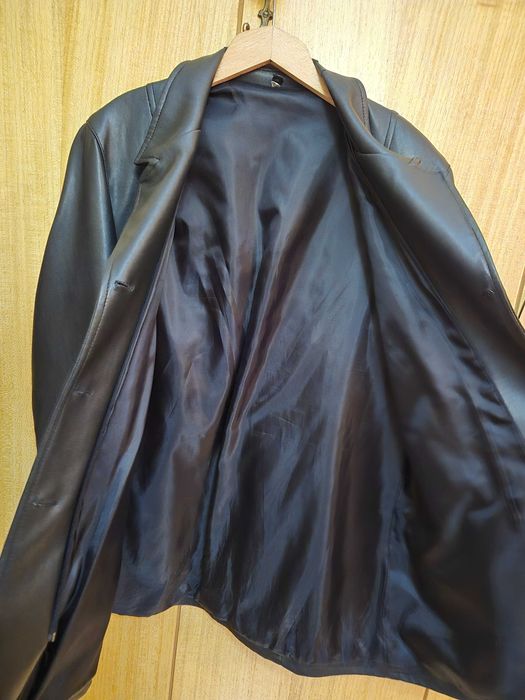 Дамско кожено манто