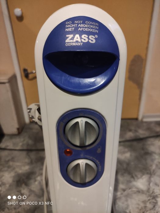 Обогреватель масляный фирмы zass производства Германии