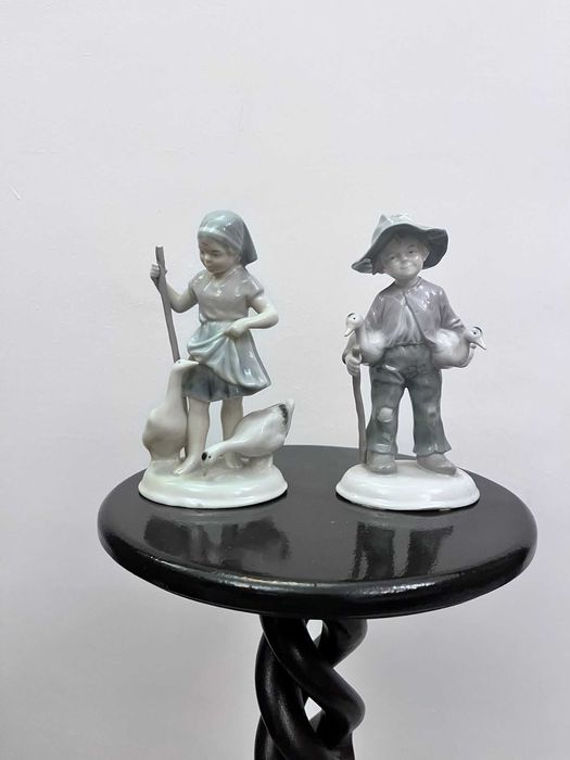 Set statuete bibelouri germane MO Metzler & Ortloff bibelou figurina