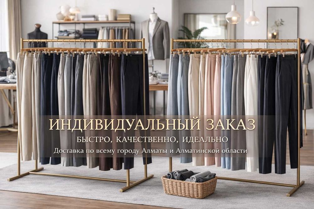 Женские кастюмы, брюки, На ЗАКАЗ, качественные ткани и модные стили