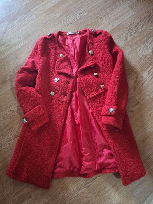 Palton lână S/M frumos