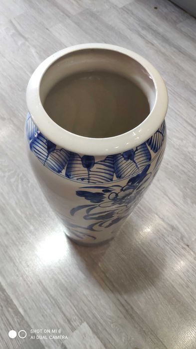 Голяма Порцеланова Подова Ваза