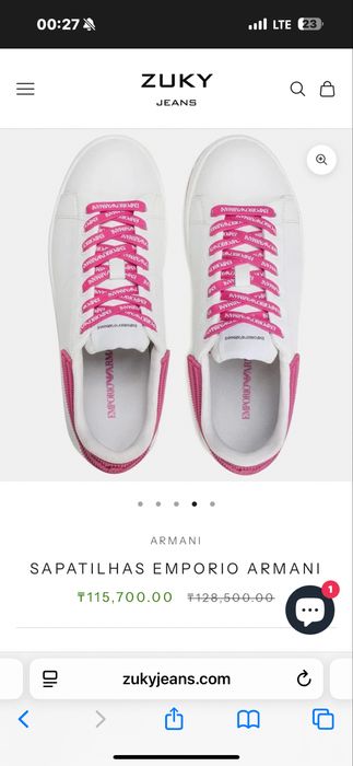 Armani кроссовки