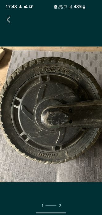 Motor trotineta electrica 36v 250w mufa rotundă 9 pini cauciuc plin