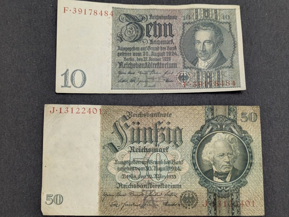 Bancnote vechi Romania, Germania și Austro Ungaria