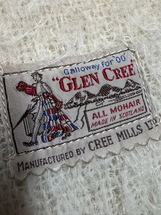 Покривка/одеало VINTAGE GLEN CREE 100% MOHAIR. Размер 90х110