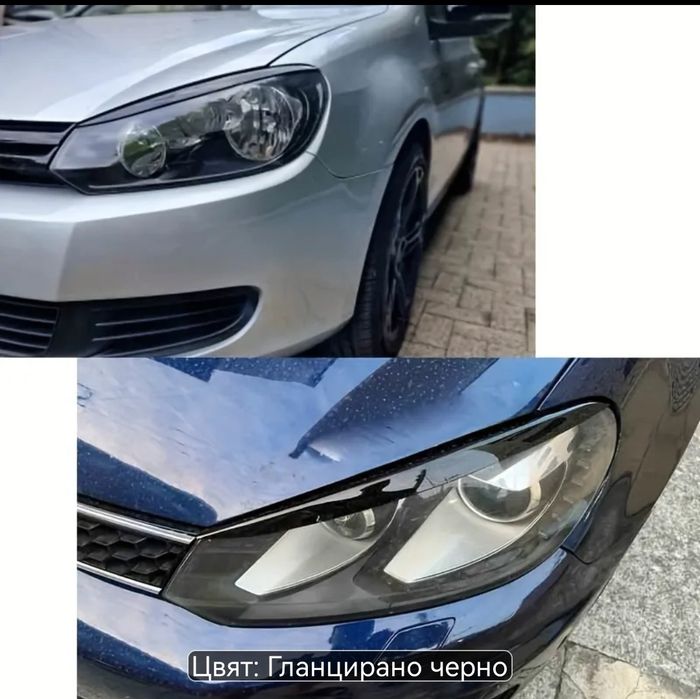 Вежди за фарове VW golf 6