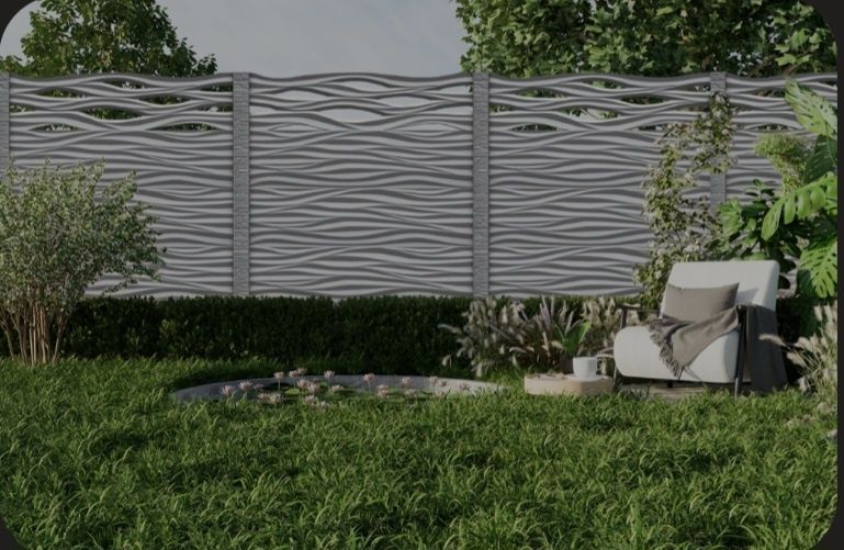 Super preturi fabrica garduri din beton model Valuri diverse modele