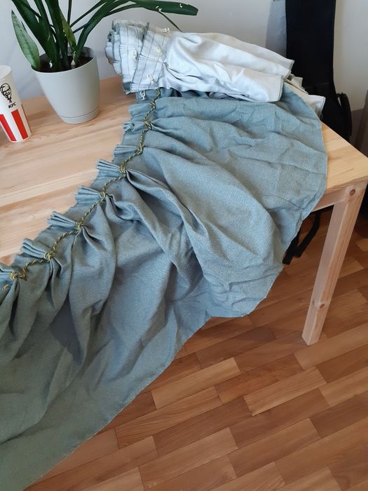 продам зеленый ламбрекен