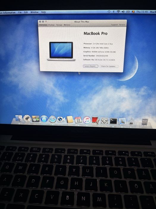 Vand Macbook pro