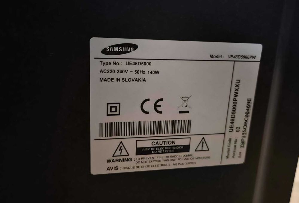 Samsung 46'' Smart TV 3D Full HD LED mod UE46D5000-Без Забележки!