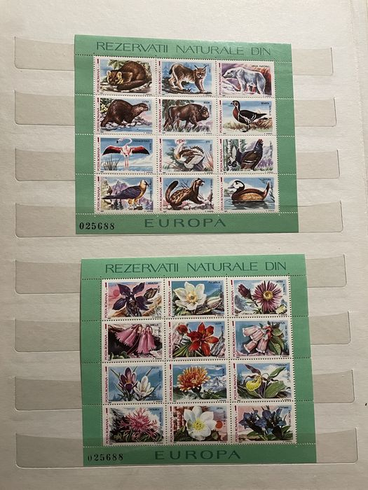 Colectie timbre nestampilate 1983-1987