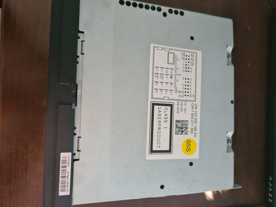 Radio cd vw touran 2012