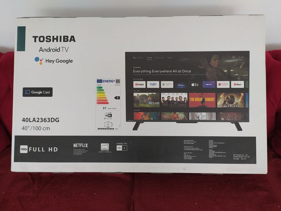 TV Smart  101 cm Toshiba  NOU  garantie 2ani. !
