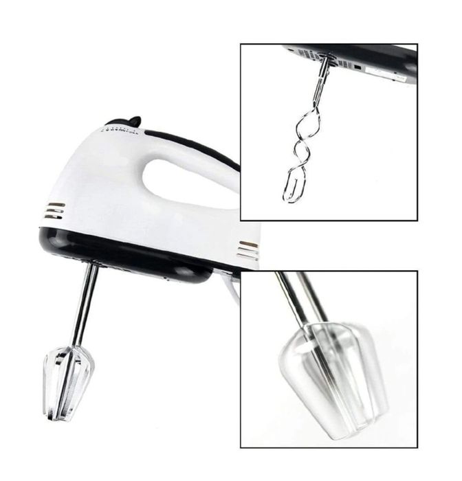 Mixer profesional multifunctional cu bol inox Scarlett 200W 7 trepte v