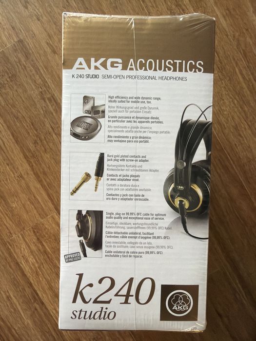 Căști AKG K240 Studio Profesionale – Originale, cu Cutie sigilate