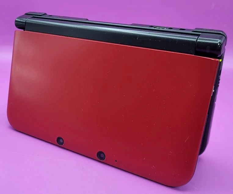 3ds XL red! Reshelled! 9.5/10!