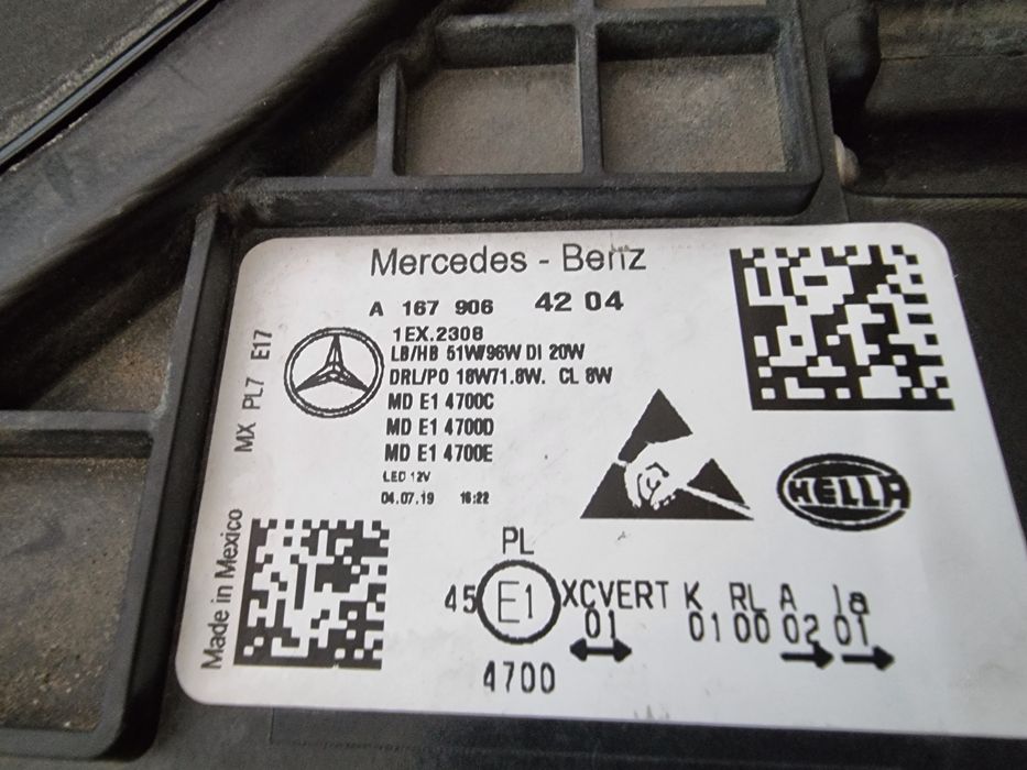 Far dreapta multibeam Mercedes GLE W167 cod A1679064204