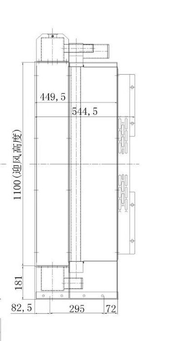 Радиатор на дизель генератор Doosan