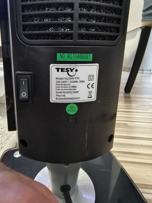 TESY Ceramic Tower Heater 2500W – почти нов