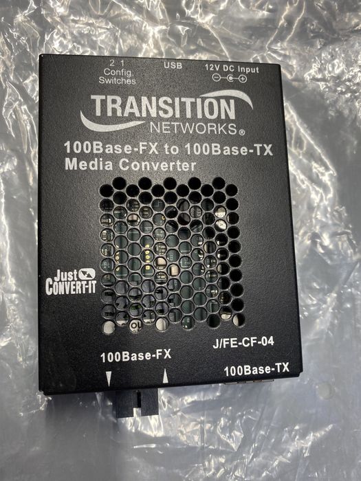 Transition networks media converter